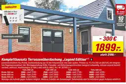 toom Baumarkt Komplettbausatz terrassenüberdachung „legend edition“ Angebot
