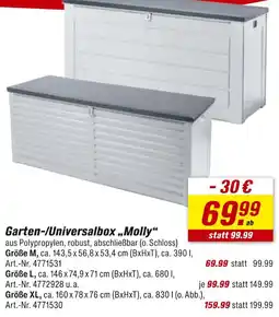 toom Baumarkt Garten-/universalbox „molly“ Angebot