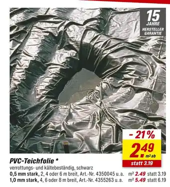 toom Baumarkt Pvc-teichfolie Angebot