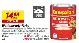 toom Baumarkt Consolan wetterschutz-farbe Angebot