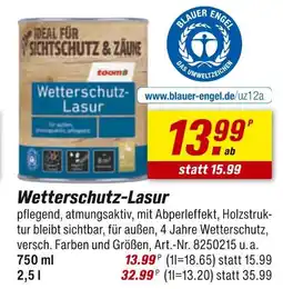 toom Baumarkt Toom wetterschutz-lasur Angebot