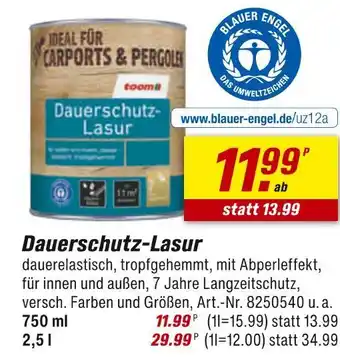toom Baumarkt Dauerschutz-lasur Angebot
