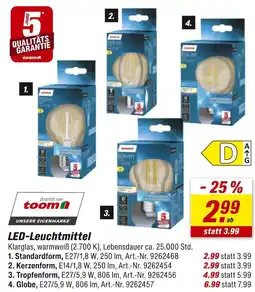 toom Baumarkt Led-leuchtmittel Angebot