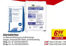 toom Baumarkt Hamann salztabletten Angebot