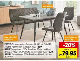 SCONTO Esstisch, bank oder stuhl Angebot