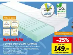SCONTO Breckle 7-zonen-kaltschaum-matratze Angebot