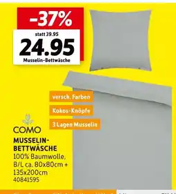 SCONTO Como musselin-bettwäsche Angebot