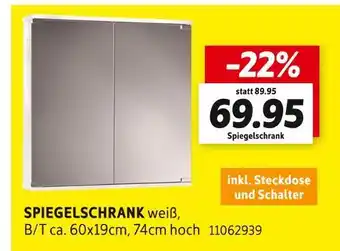 SCONTO Spiegelschrank Angebot