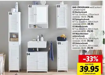 SCONTO Bad-programm Angebot