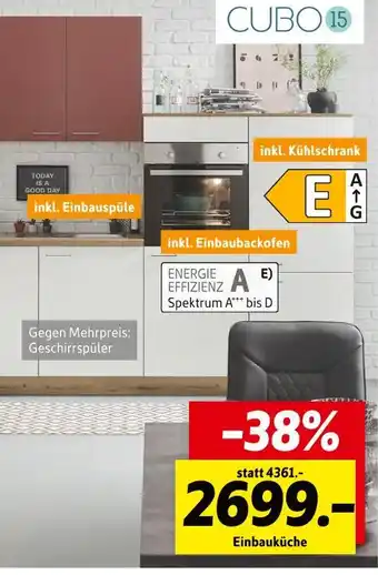 SCONTO Cubo einbauküche Angebot