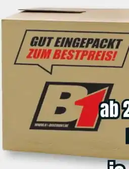 B1 Discount Baumarkt B1 Umzugskarton Angebot