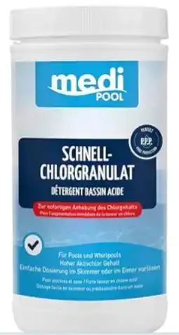 B1 Discount Baumarkt Medi Pool Schnell-Chlorgranulat Angebot