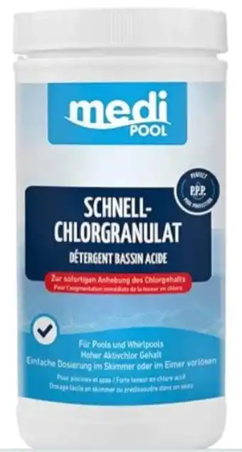 B1 Discount Baumarkt Medi Pool Schnell-Chlorgranulat Angebot