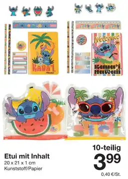 Zeeman Etui mit Inhalt Angebot