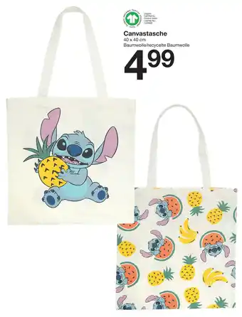 Zeeman Canvastasche Angebot