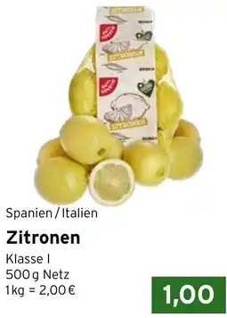 CAP Markt Spanien/Italien Zitronen Angebot
