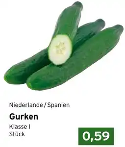 CAP Markt Niederlande/Spanien Gurken Angebot