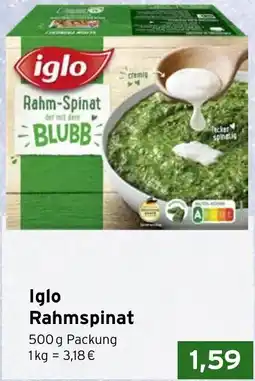 CAP Markt Iglo Rahmspinat Angebot