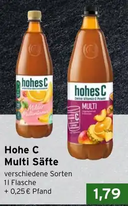 CAP Markt Hohe C Multi Säfte Angebot