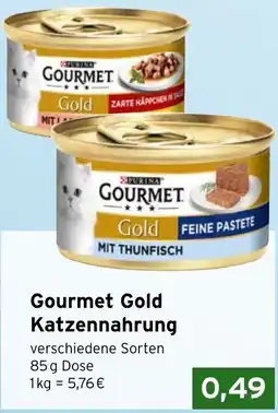 CAP Markt Gourmet Gold Katzennahrung Angebot