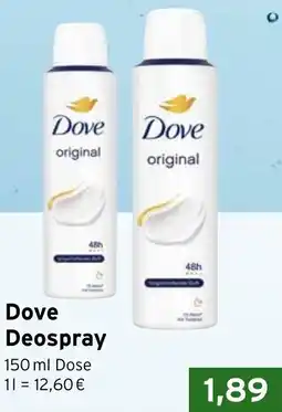 CAP Markt Dove Deospray Angebot