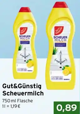 CAP Markt Gut&Günstig Scheuermilch Angebot