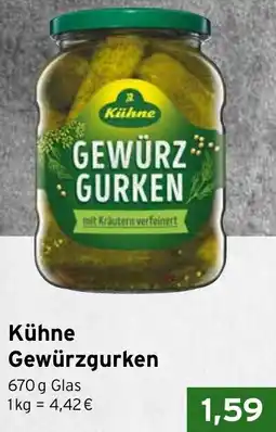 CAP Markt Kühne Gewürzgurken Angebot