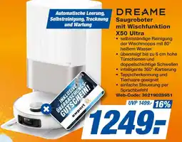 expert Techno Land DREAME Saugroboter mit Wischfunktion X50 Ultra Angebot