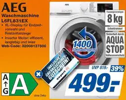 expert Techno Land AEG Waschmaschine L6FL831EX Angebot