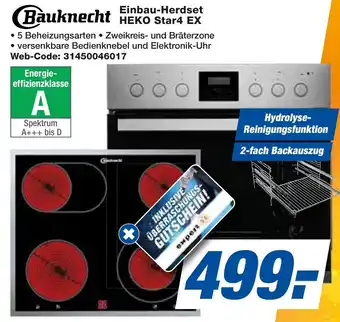 expert Techno Land Bauknecht Einbau-Herdset HEKO Star4 EX Angebot