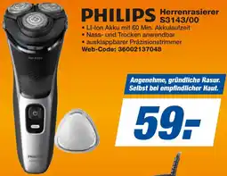 expert Techno Land PHILIPS Herrenrasierer S3143/00 Angebot