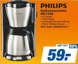 expert Techno Land PHILIPS Kaffeemaschine HD7548 Angebot