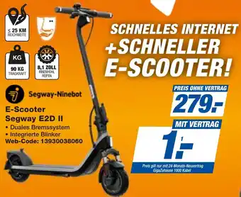 expert Techno Land Segway-Ninebot E-Scooter Segway E2D II Angebot