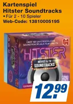 expert Techno Land Kartenspiel Hitster Soundtracks Angebot