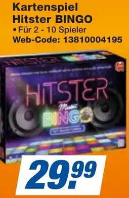 expert Techno Land Kartenspiel Hitster BINGO Angebot