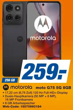 expert Techno Land motorola moto G75 5G 8GB Angebot