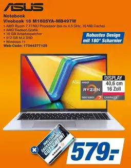 expert Techno Land ASUS Notebook Vivobook 16 M1605YA-MB497W Angebot