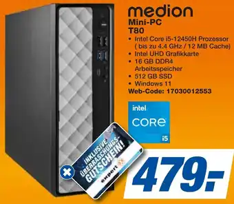 expert Techno Land medion Mini-PC T80 Angebot
