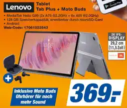 expert Techno Land Lenovo Tablet Tab Plus + Moto Buds Angebot