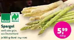 Biomarkt Bioland Spargel Angebot