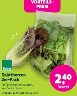 Biomarkt Bioland Salatherzen Angebot