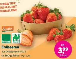 Biomarkt demeter Erdbeeren Angebot