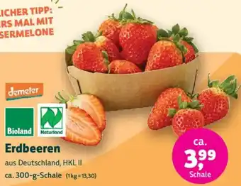 Biomarkt demeter Erdbeeren Angebot