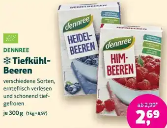 Biomarkt DENNREE Tiefkühl Beeren Angebot