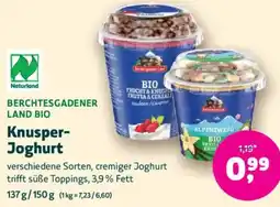 Biomarkt BERCHTESGADENER LAND BIO Knusper Joghurt Angebot