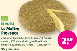 Biomarkt Le Maître Provence Angebot