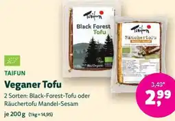 Biomarkt TAIFUN Veganer Tofu Angebot