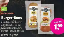 Biomarkt BIOFOURNIL Burger-Buns Angebot