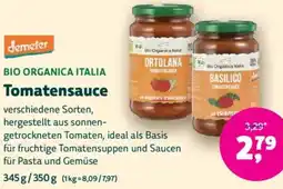 Biomarkt demeter BIO ORGANICA ITALIA Tomatensauce Angebot