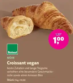 Biomarkt MOIN Croissant vegan Angebot
